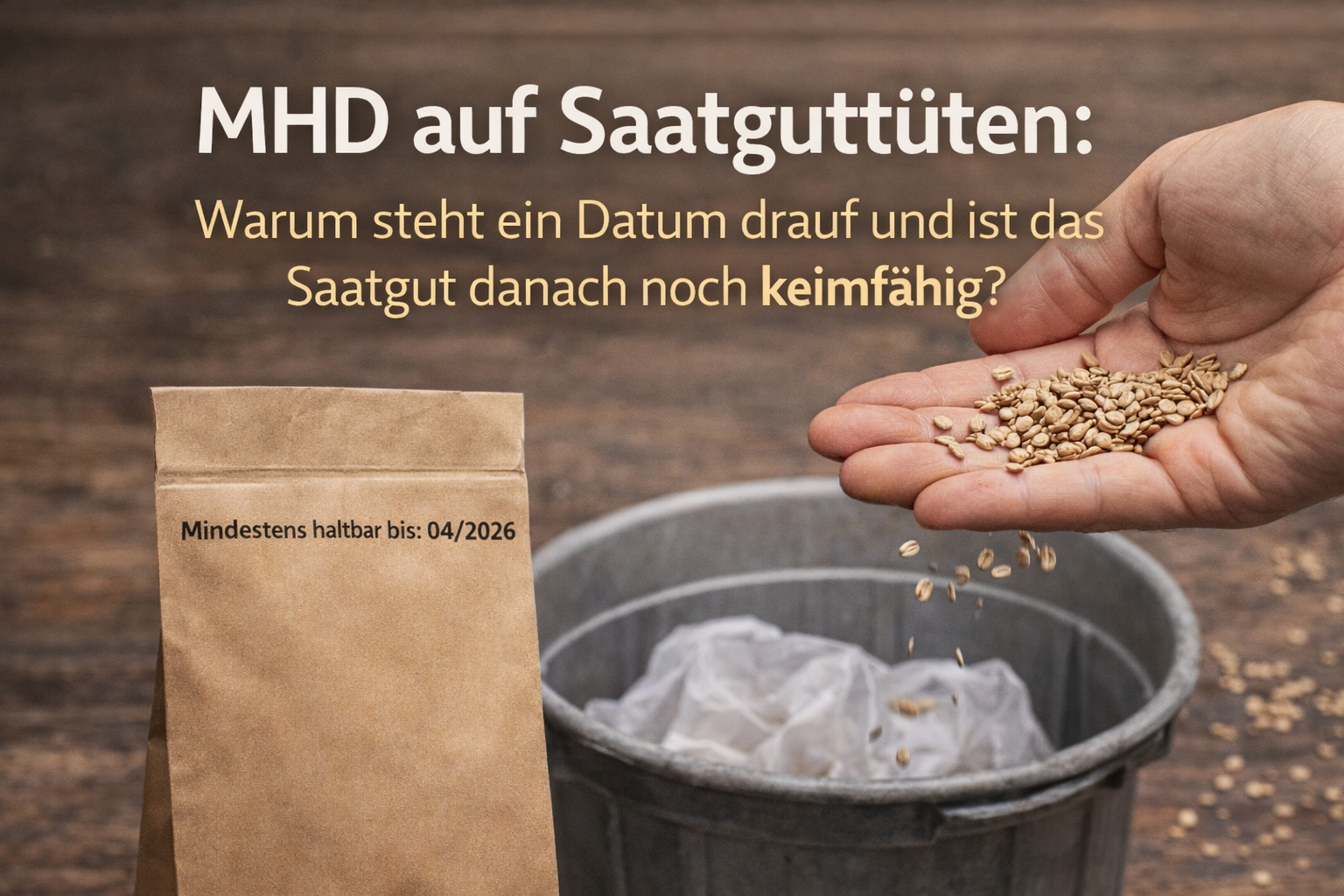 Mindesthaltbarkeitsdatum auf Saatguttüten nötig?