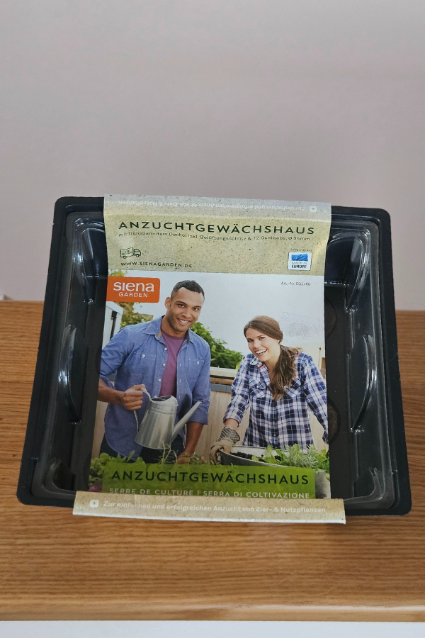 Mini-Gewächshaus inkl. 12 Quelltabs – Anzuchtset