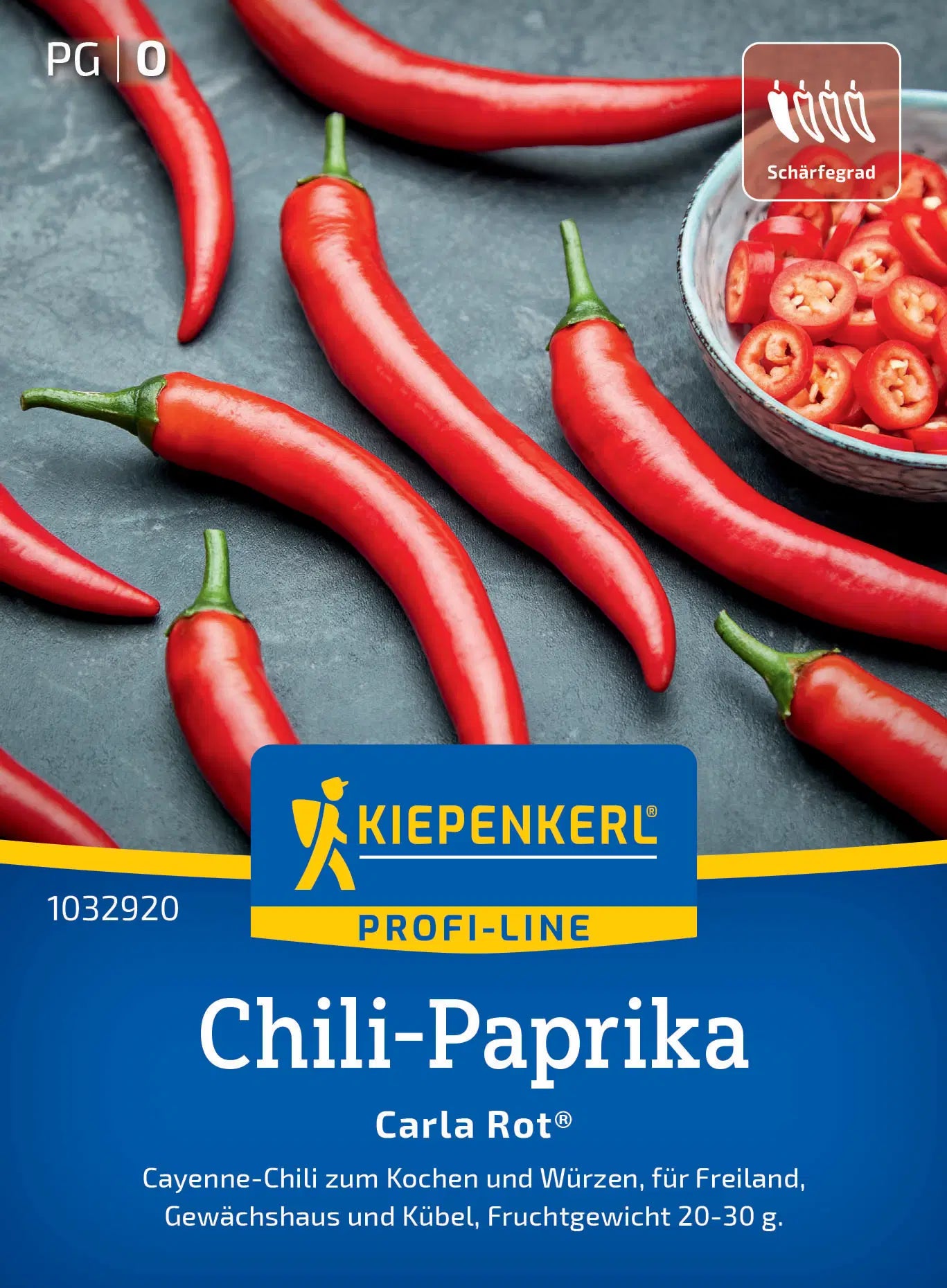 Chili-/Paprika ‘Carla Rot’ F1 – Samen