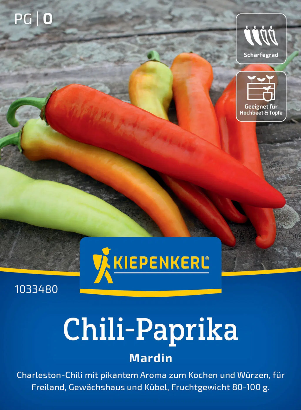 Chili-/Paprika ‘Mardin’ F1 – Samen