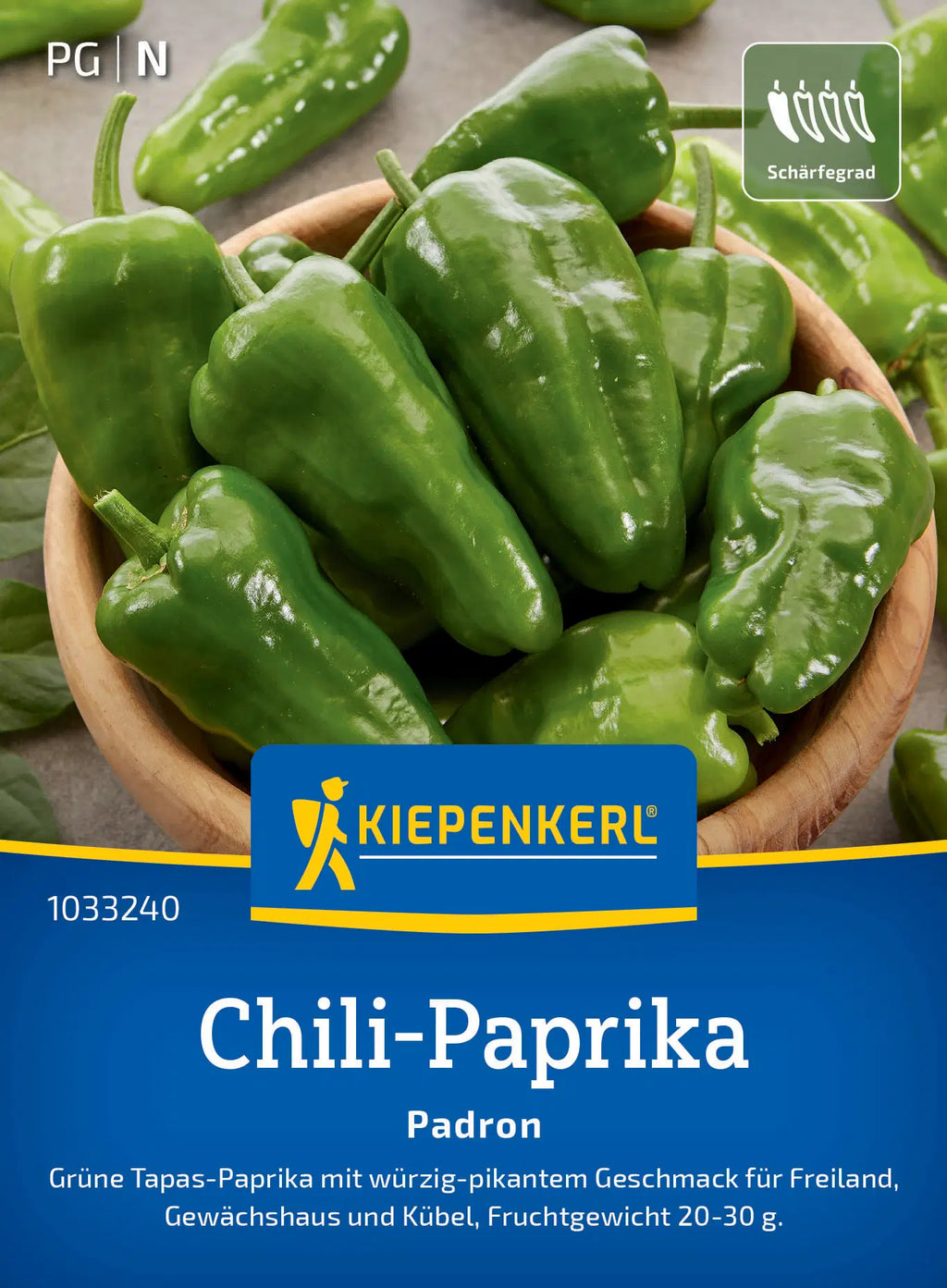 Chili-Paprikasamen Padron