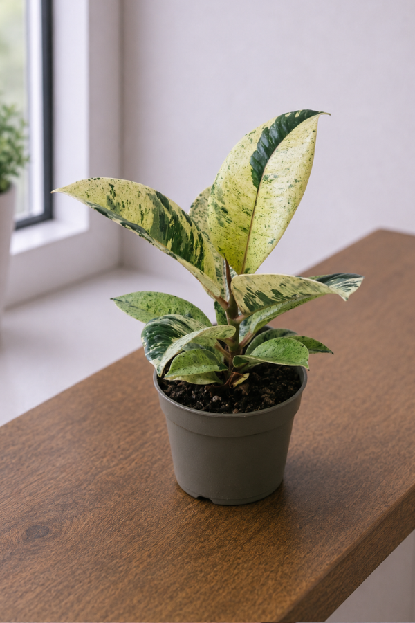 Ficus Schrijveriana (Gummibaum) im 8,5 cm Topf