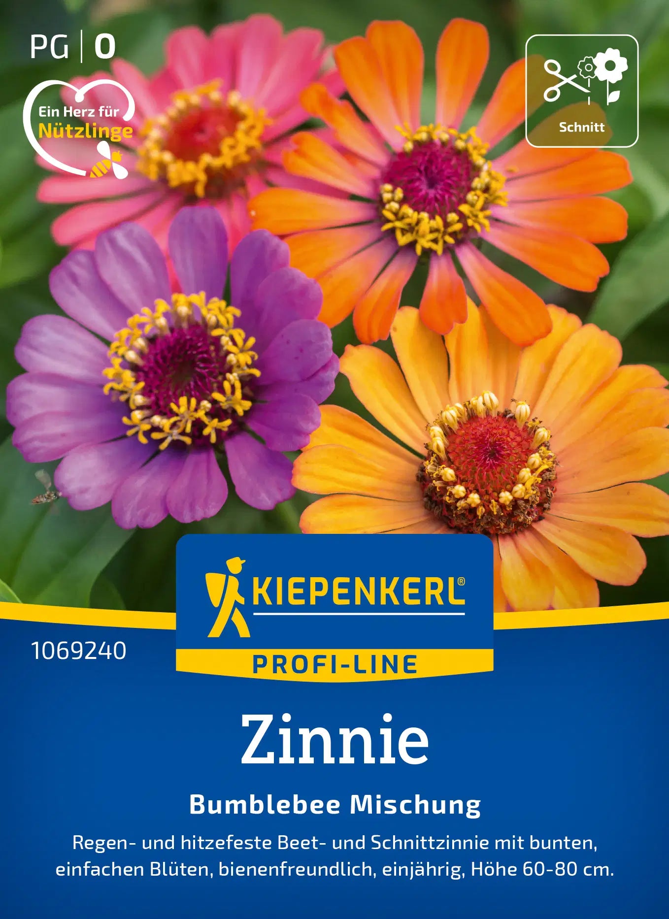 Zinnie ‚Bumblebee Mischung‘ – Samen